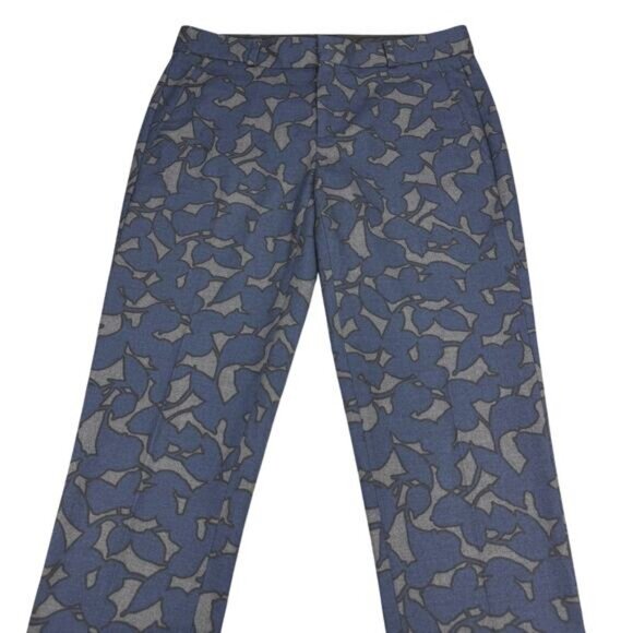 Banana Republic Avery Flannel Pant In Nouvelle Floral Warm Size 0 - Picture 3 of 6